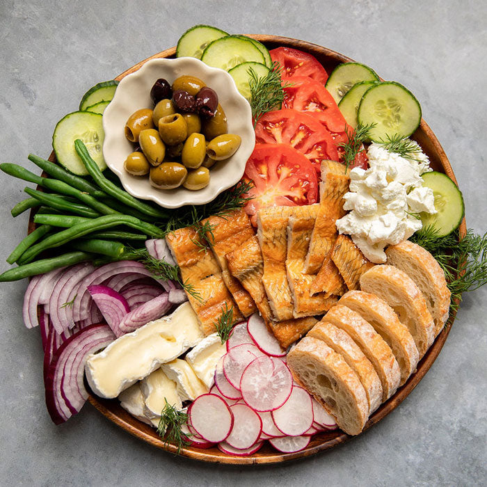 Smoked Eel Charcuterie Board